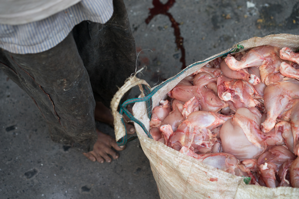 Geflügelfleisch in Kolkata